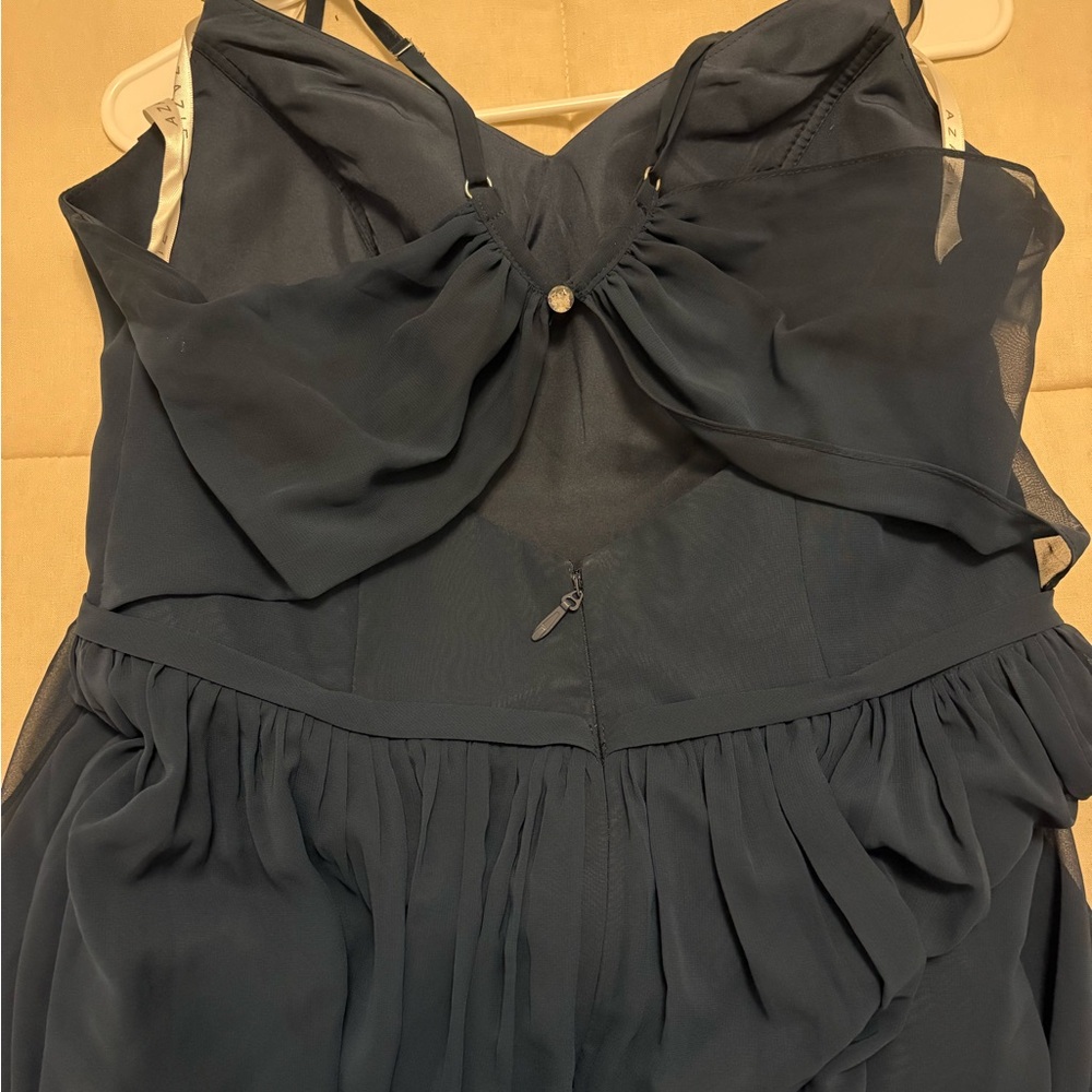 Dark Navy Azazie Cora - Picture 7 of 8